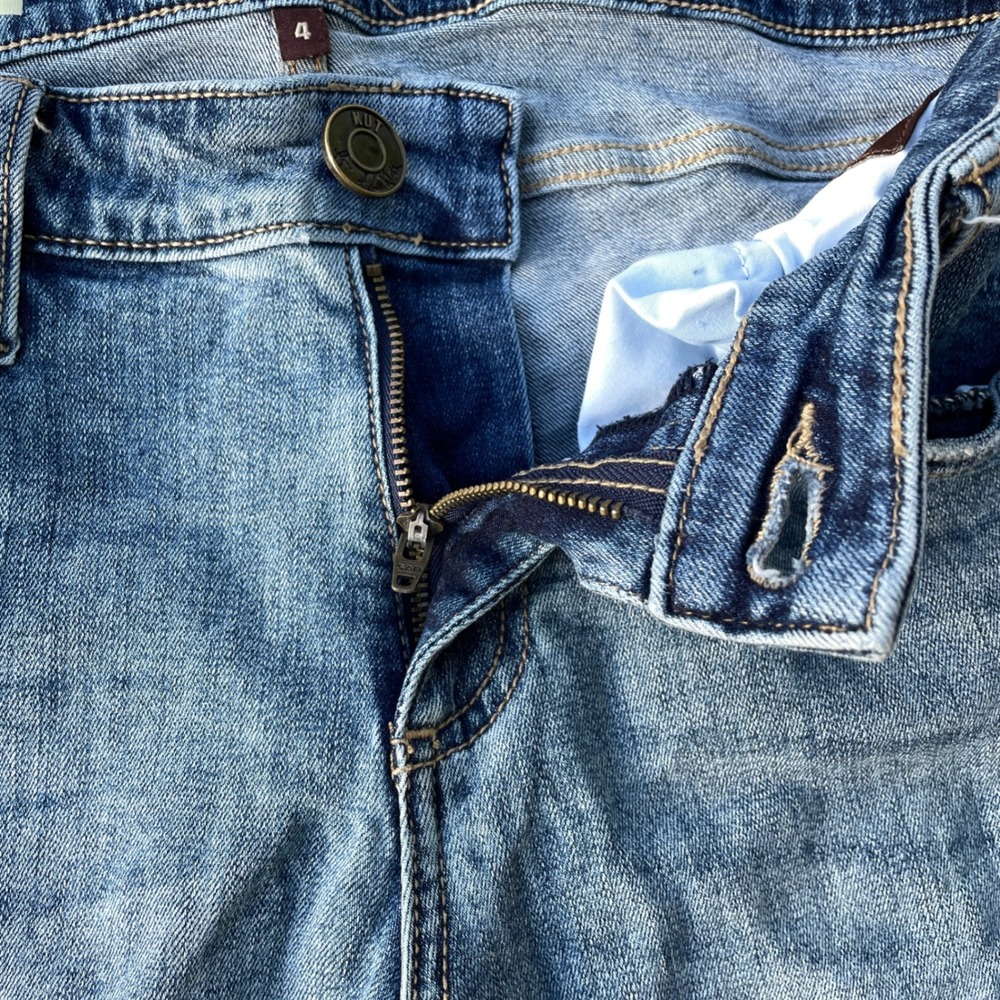 Kut from the Kloth Katy Boyfriend Jeans Womens 4 Blue Casual KP799MI2R Denim - Picture 2 of 13